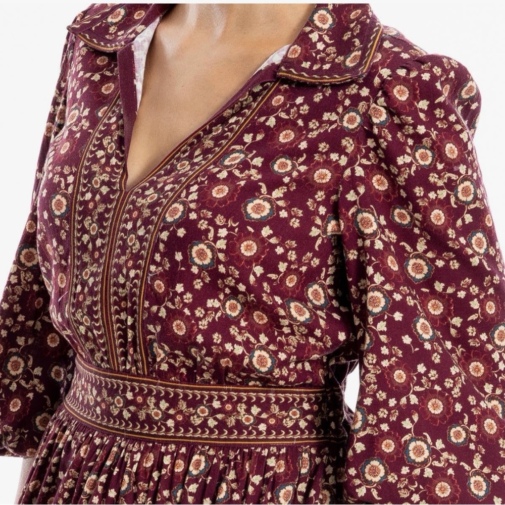 MAX STUDIO Bubble Sleeve Midi Dress. NWT. Size Medium